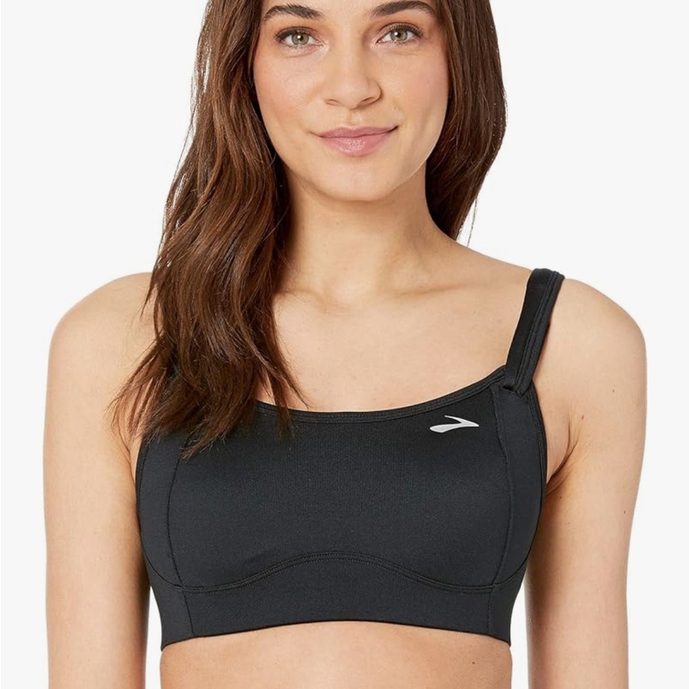 Brooks Women's Fiona Sports Running Bra in Black W1824 Sz 34C
